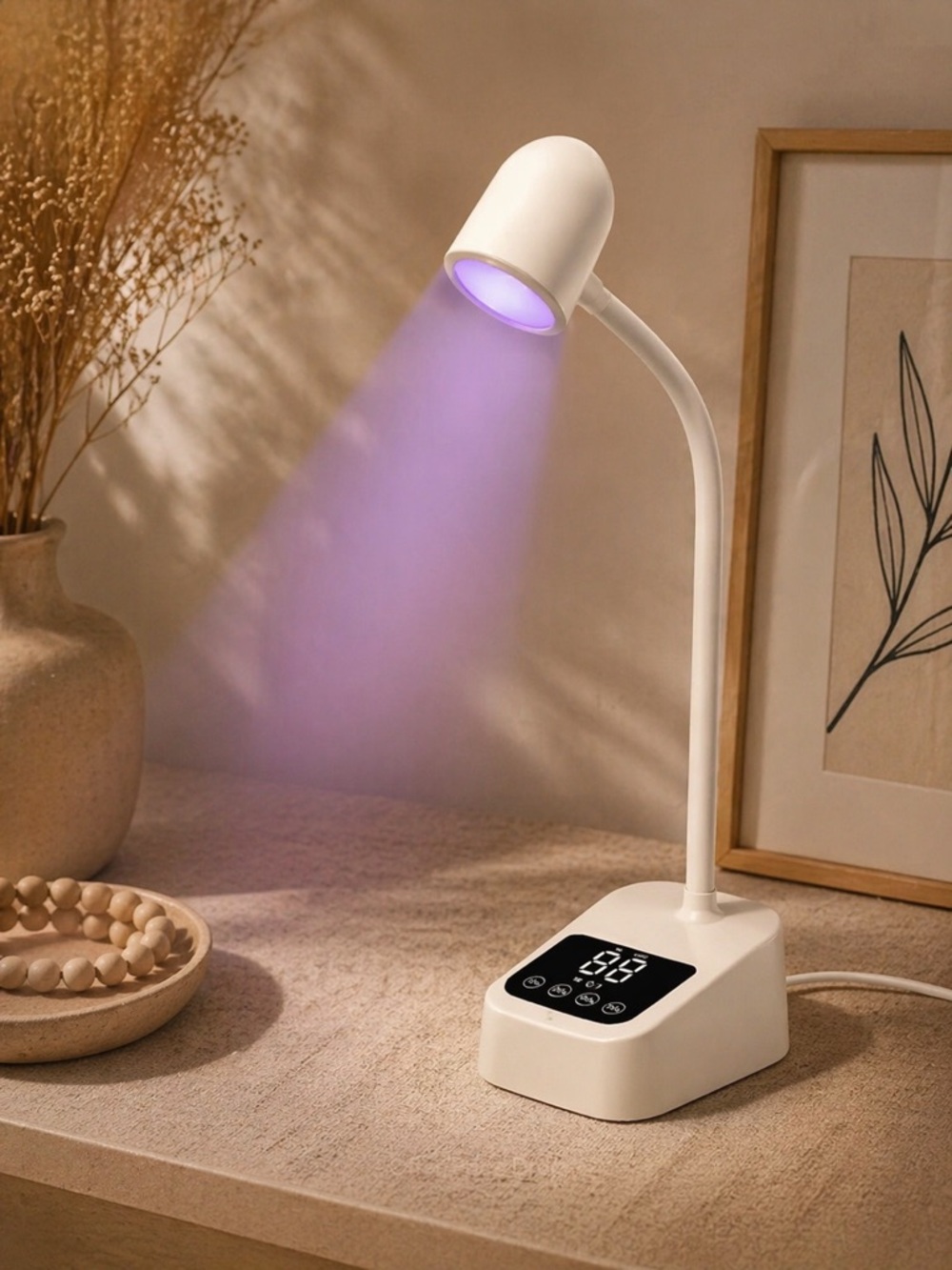 White UV LED Nail Lamp